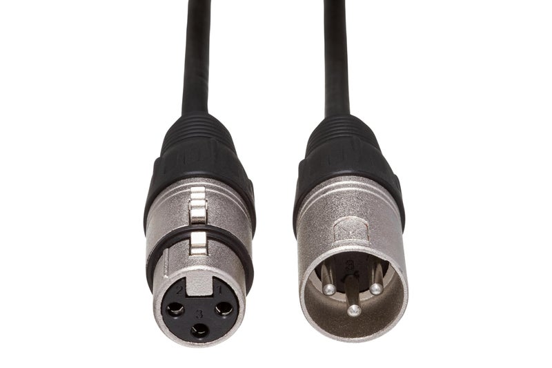 Hosa EBU-010 AES/EBU Cable, Hosa XLR3F to XLR3M, 10 Feet - Image 2